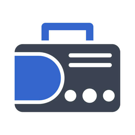 Radio device iconのイラスト素材