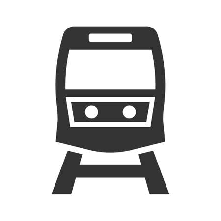 Train, rail iconのイラスト素材