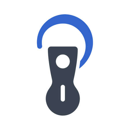 wireless earphone iconのイラスト素材