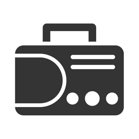 Radio device iconのイラスト素材