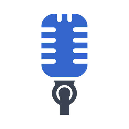 Mic, recorder iconのイラスト素材
