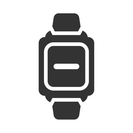 Remove sign, smart watch iconのイラスト素材