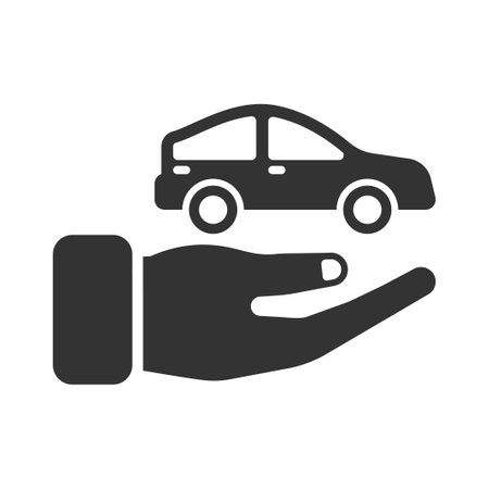 Car insurance iconのイラスト素材