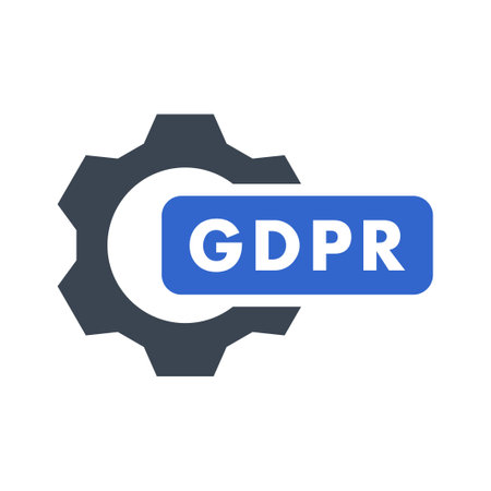GDPR setting iconのイラスト素材