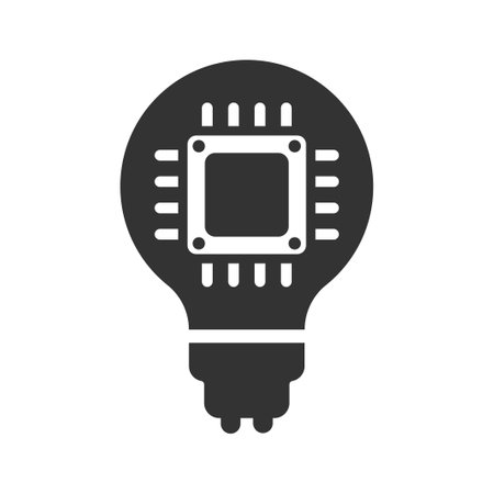 Idea, processor iconのイラスト素材