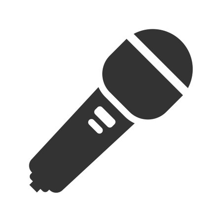 Microphone, mic iconのイラスト素材