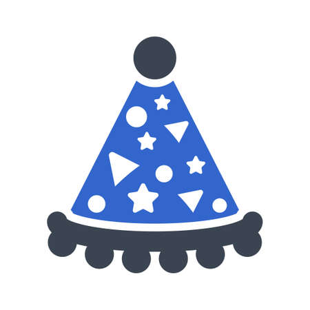 Birthday hat iconのイラスト素材