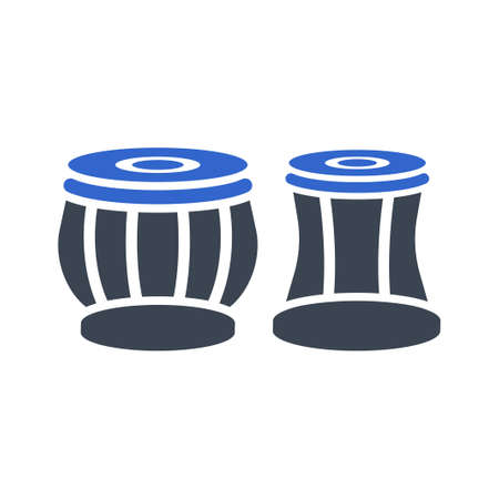 Tobla musical instrument iconのイラスト素材
