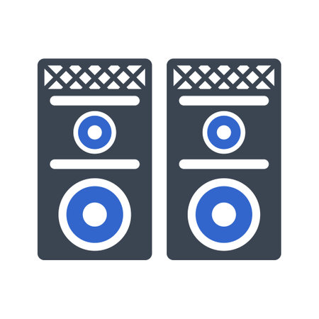 Sound box iconのイラスト素材