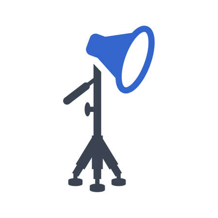Studio light iconのイラスト素材