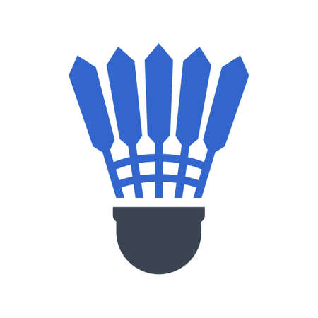 Badminton shutter iconのイラスト素材