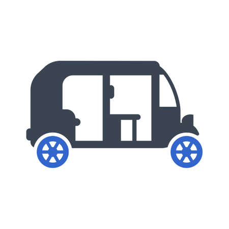 Auto rickshaw iconのイラスト素材