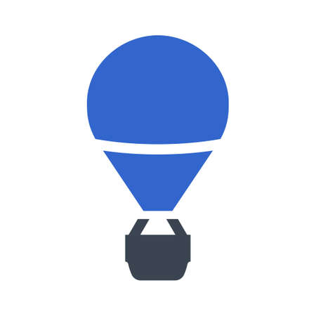 Air balloon iconのイラスト素材