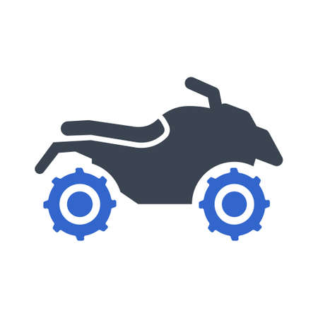 Beach bike iconのイラスト素材