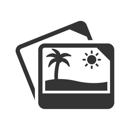 Gallery image iconのイラスト素材