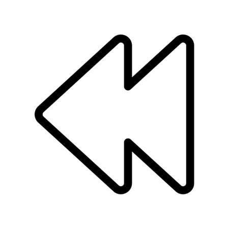 Previous, Left iconのイラスト素材