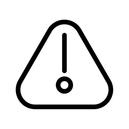Warning sign iconのイラスト素材