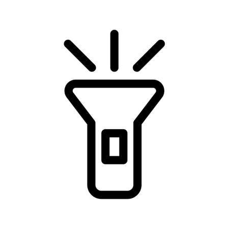 Flashlight, light iconのイラスト素材