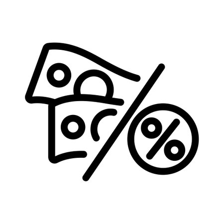 Discount money iconのイラスト素材