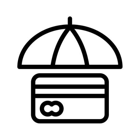 Secure payment protection iconのイラスト素材