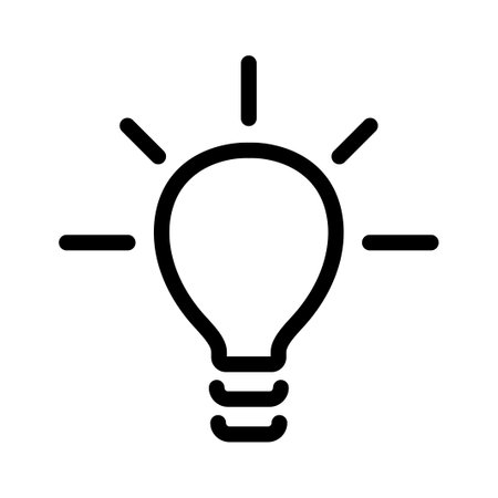 Idea, Brainstorming Iconのイラスト素材
