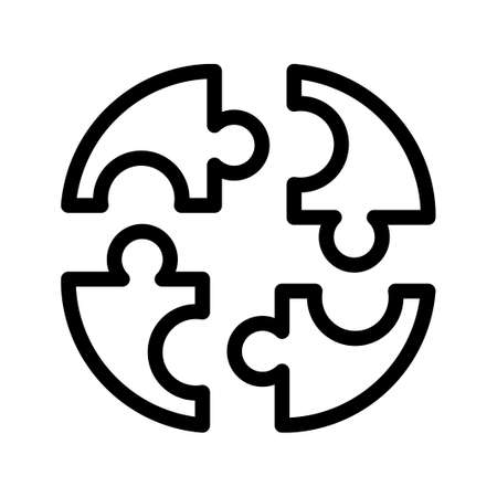 Puzzle solution iconのイラスト素材