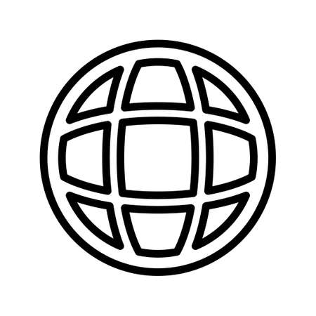 Website, global iconのイラスト素材