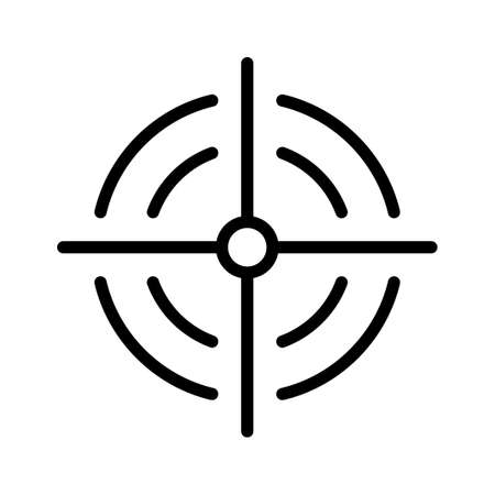 Shooting target iconのイラスト素材