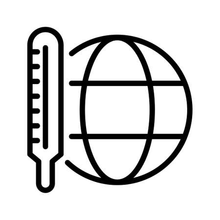 Global Warming Iconのイラスト素材