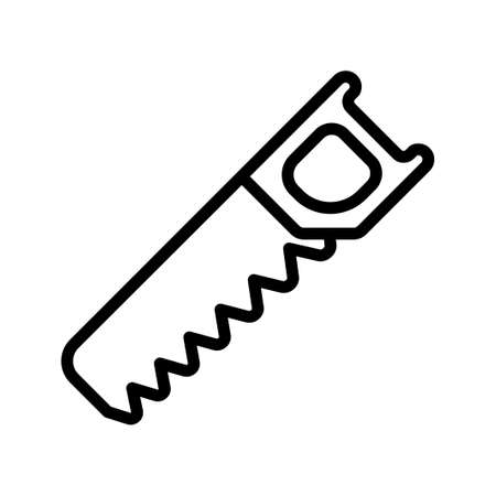Handsaw, Sawing Iconのイラスト素材