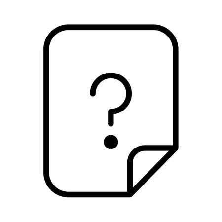 Unknown file iconのイラスト素材