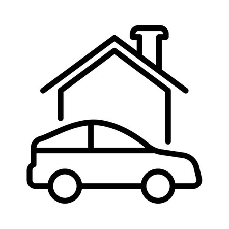 Car Garage Iconのイラスト素材