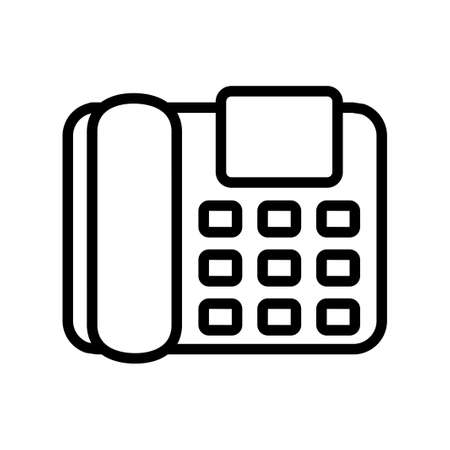 Land line iconのイラスト素材