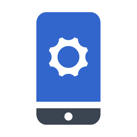 Smart phone configuration iconのイラスト素材