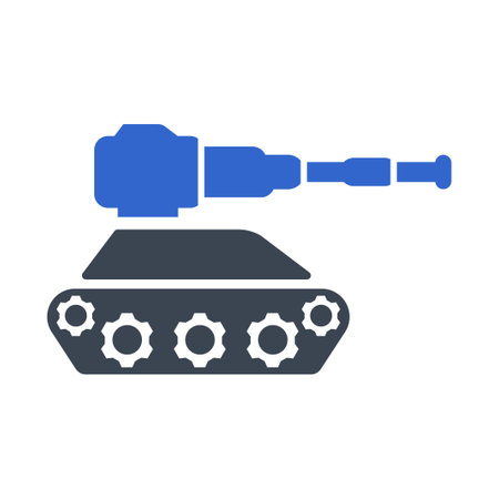 War tank iconのイラスト素材