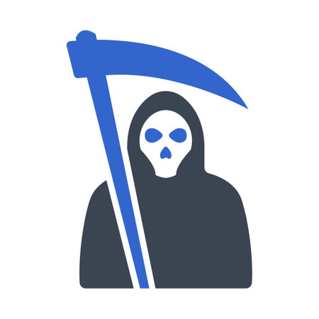 Death grim iconのイラスト素材