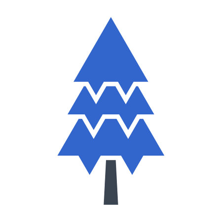 Pine tree iconのイラスト素材