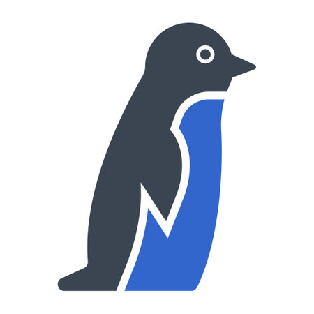 Penguin iconのイラスト素材