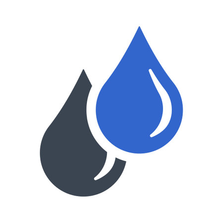 Water drop iconのイラスト素材