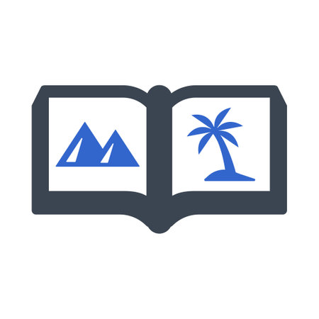 Travel guide iconのイラスト素材