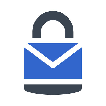 Email security iconのイラスト素材