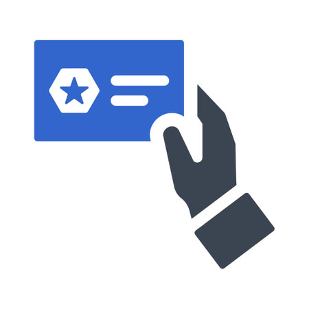 Business card iconのイラスト素材