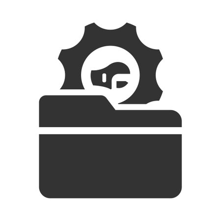 Data management iconのイラスト素材