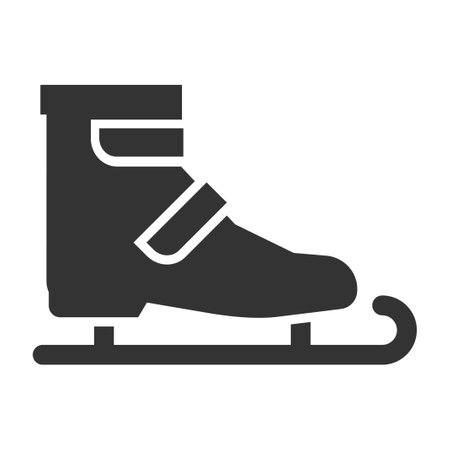 Skating shoes iconのイラスト素材