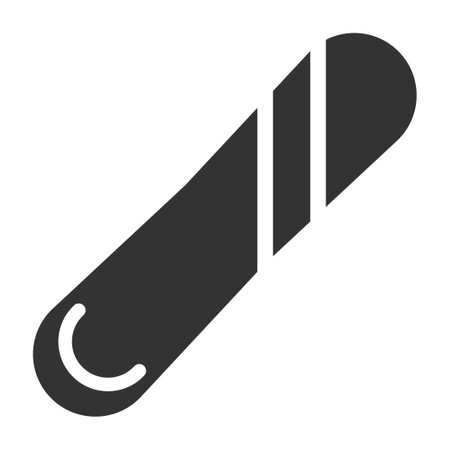 Ski board iconのイラスト素材