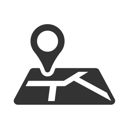 Map location iconのイラスト素材