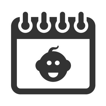 Children day iconのイラスト素材