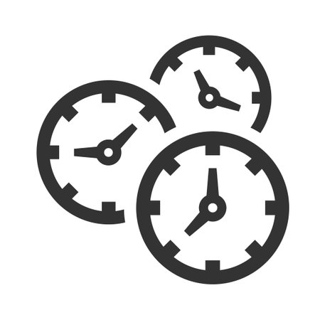Time zone iconのイラスト素材