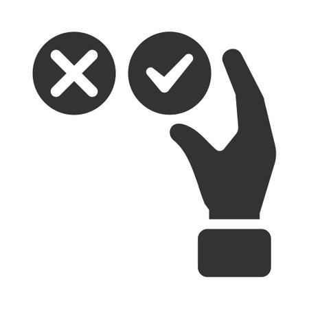 Pick Approval iconのイラスト素材