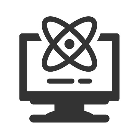 Atom info iconのイラスト素材